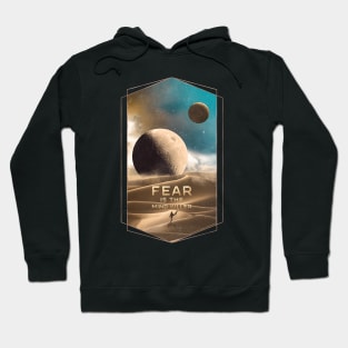 Dune Moons, Muad’Dib on Arrakis Hoodie